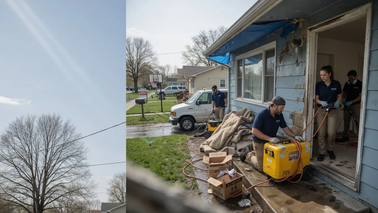 Basement Flood Cleanup in Lerna, IL near me